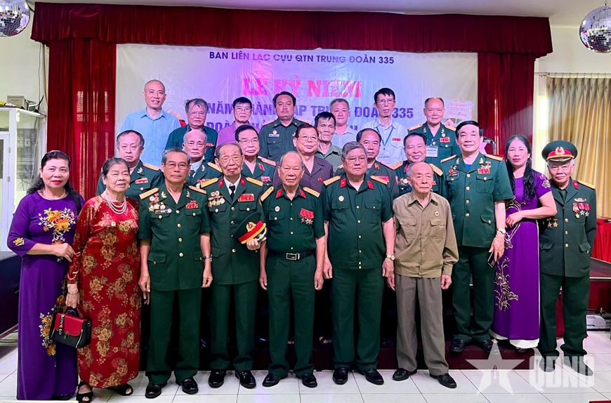 Gặp mặt kỷ niệm 60 năm Ngày thành lập Trung đoàn 335